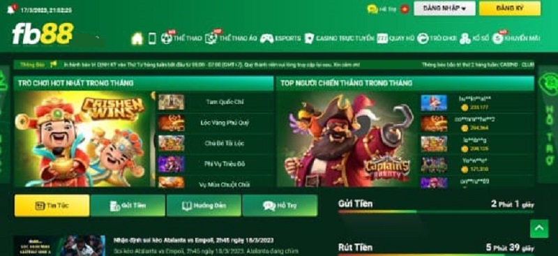 Link đăng nhập vào trang chủ FB88 Casino an toàn