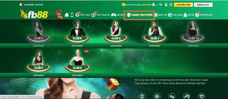 Hướng dẫn chơi game Baccarat fb88