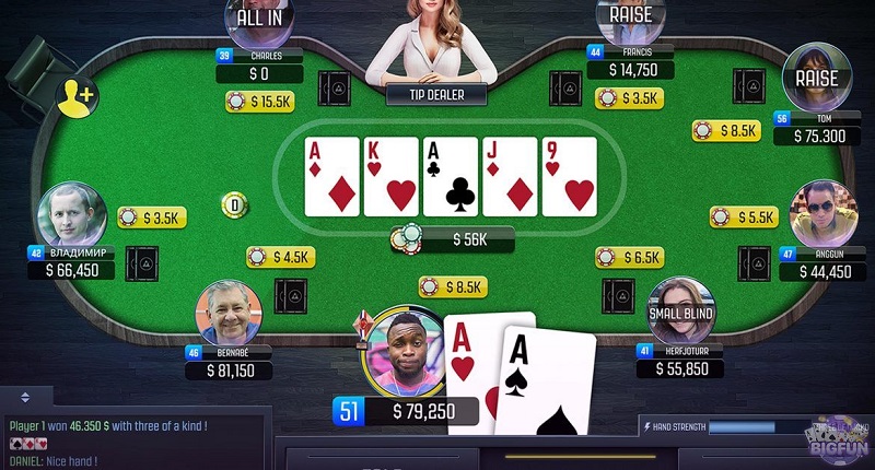 Luật  chơi game  Poker FB88 cơ bản